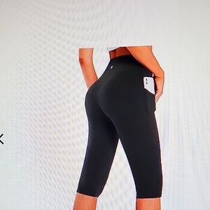 Knee Length High-Waisted Leggings